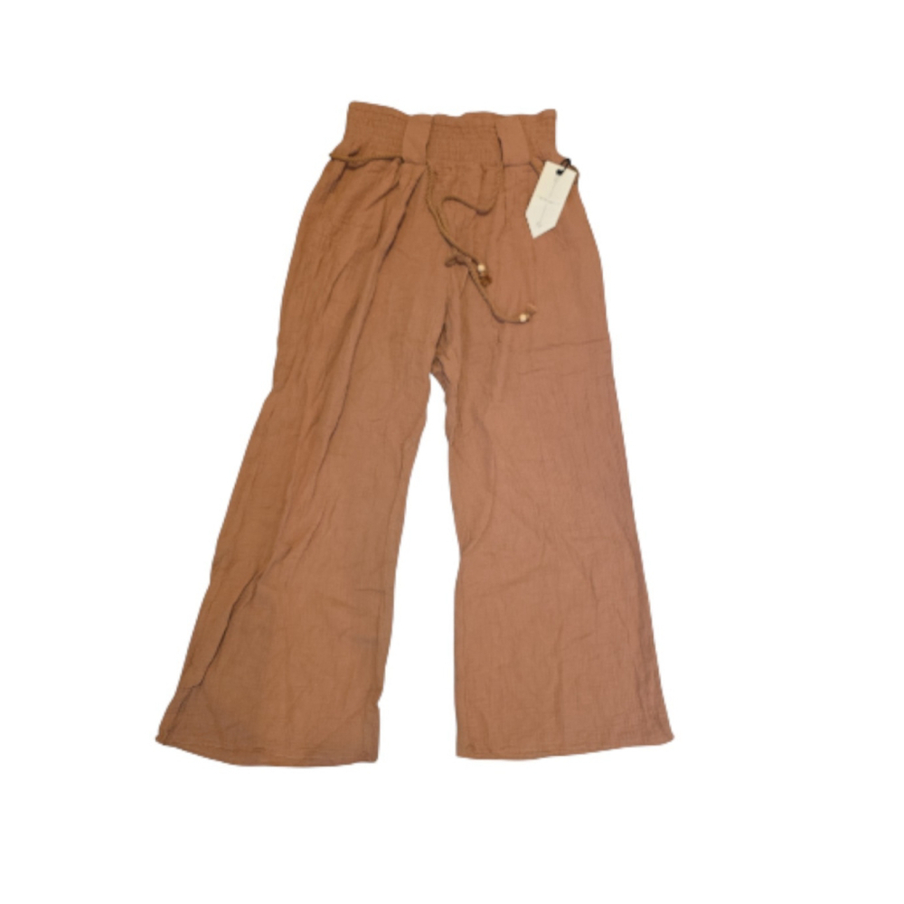 Banjara pants Brown Size Large Boho Wide Leg Lounge Pants NWT